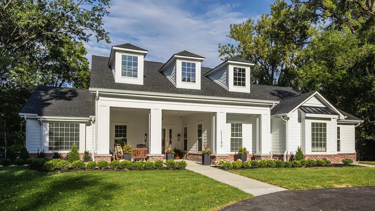 Story Cottage of Woodland - front elevation