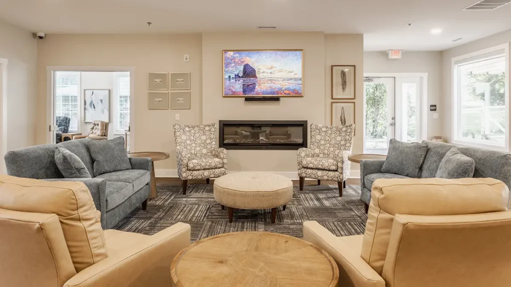 Story Cottage of Woodland - living room
